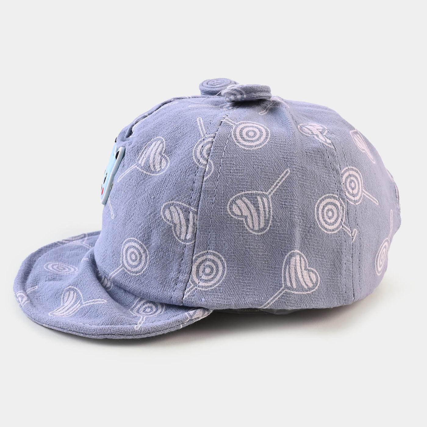 BABY ROUND CAP/HAT 6 MONTH +   BLUE