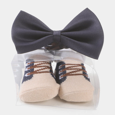 3 Bow Tie & 3 Pair Socks For Infant