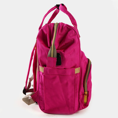 Stylish Mother Backpack | Hot Pink