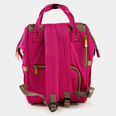 Stylish Mother Backpack | Hot Pink