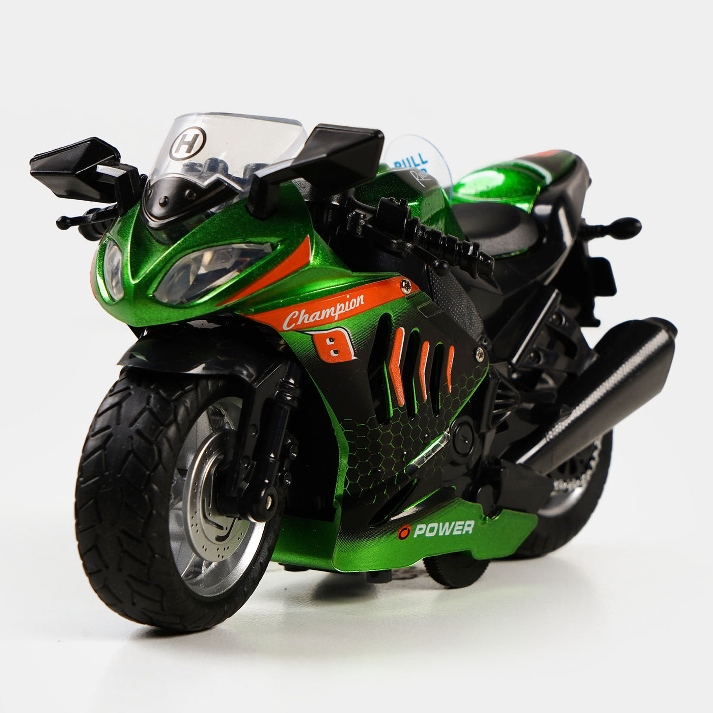 Die Cast Motorcycle With Light & Sound For Kids