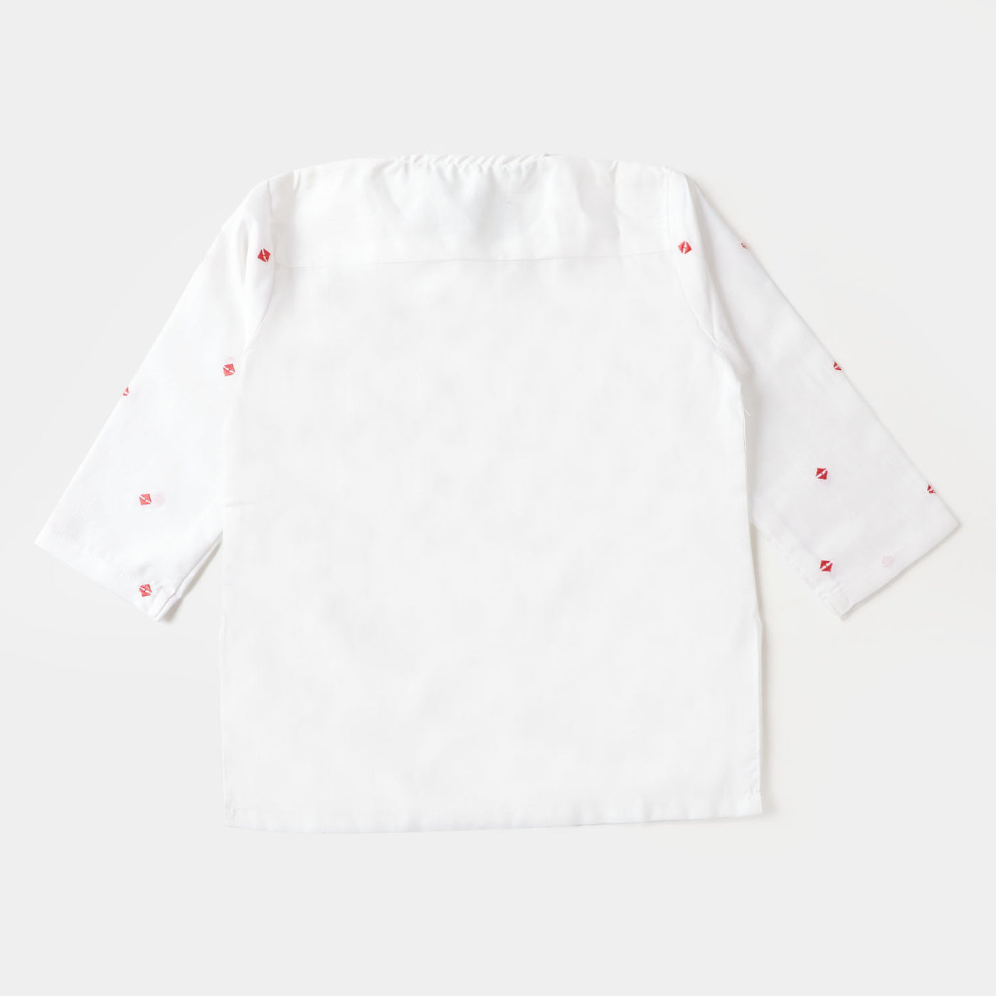 Infant Boys Embroidered 3PCs Set Suit - White