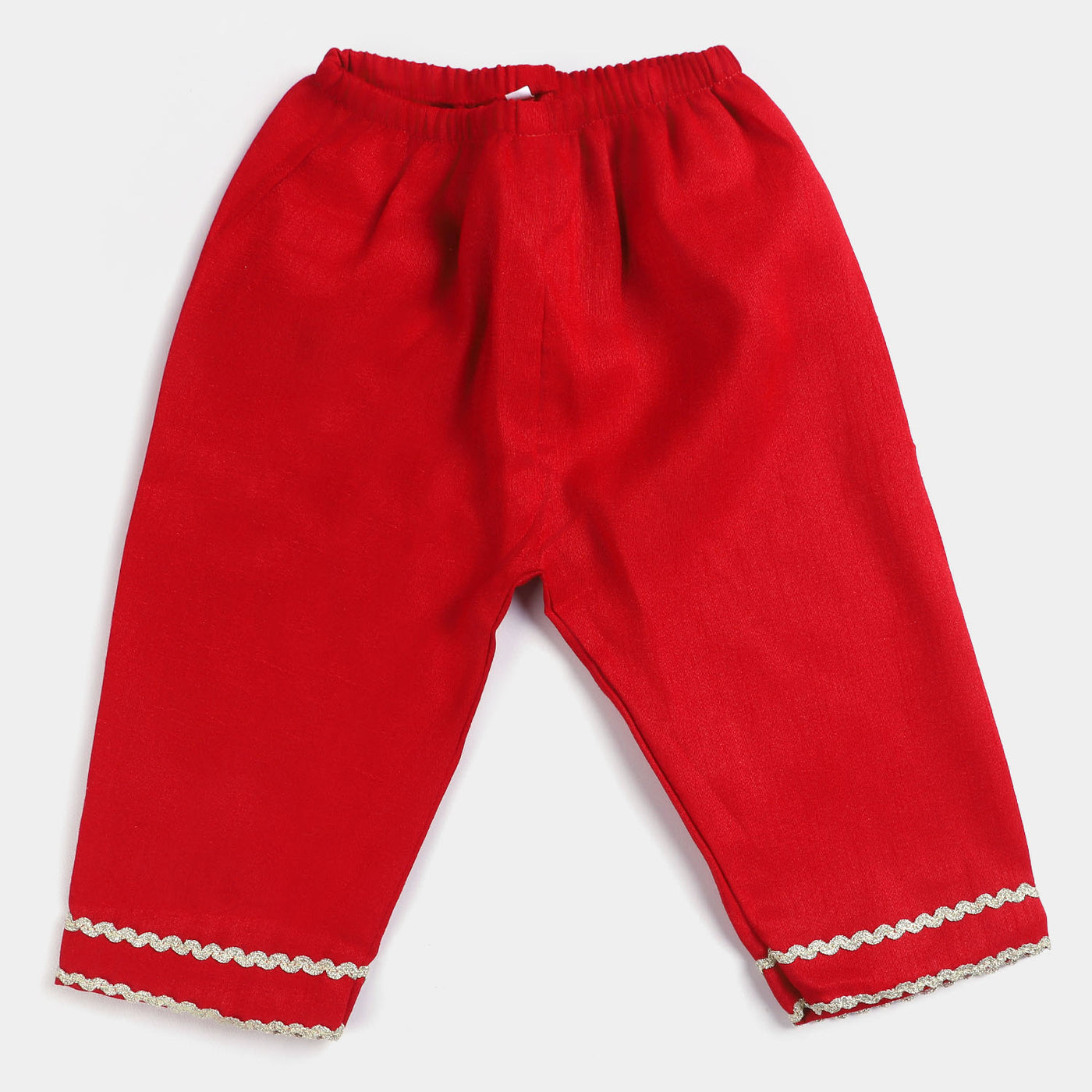 Infant Girls 2PCs Suit Laal-Red