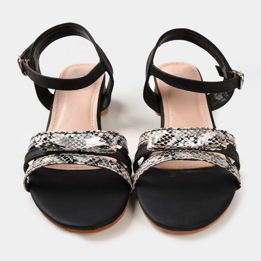 Girls Sandal Heels 456-35 - BLACK