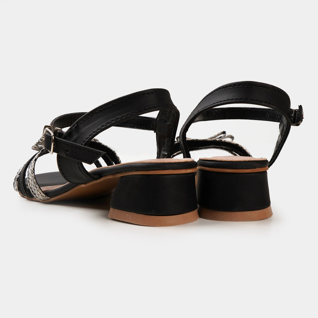 Girls Sandal Heels 456-35 - BLACK