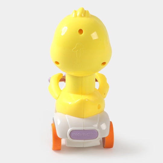 Wind Up Motorcycle Duck Play Toy For Kids