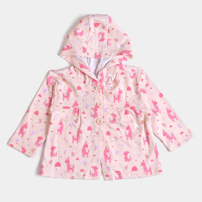 Infant Girls Cotton Set 3Pc - Light Pink