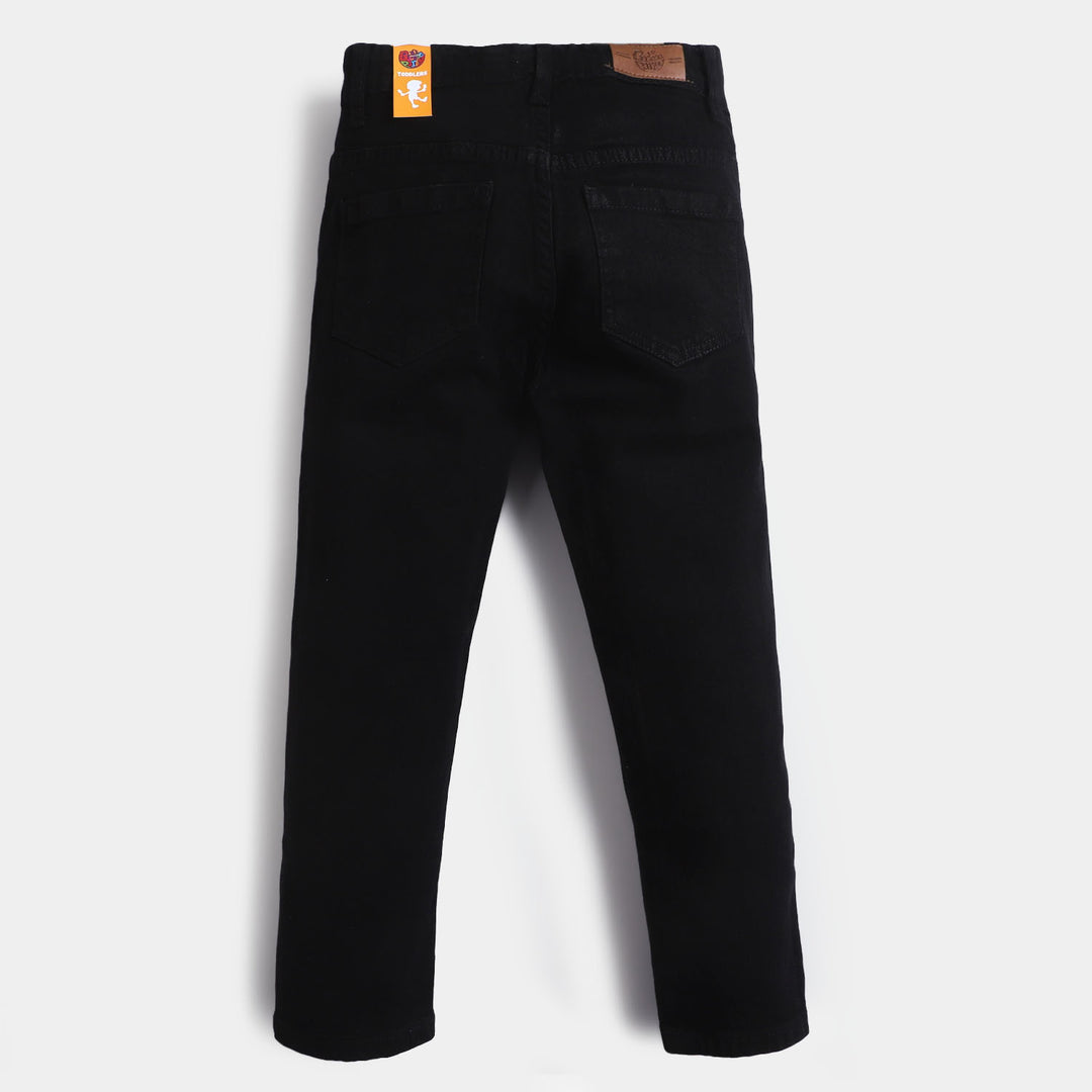 Boys Pant Denim Character - BLACK