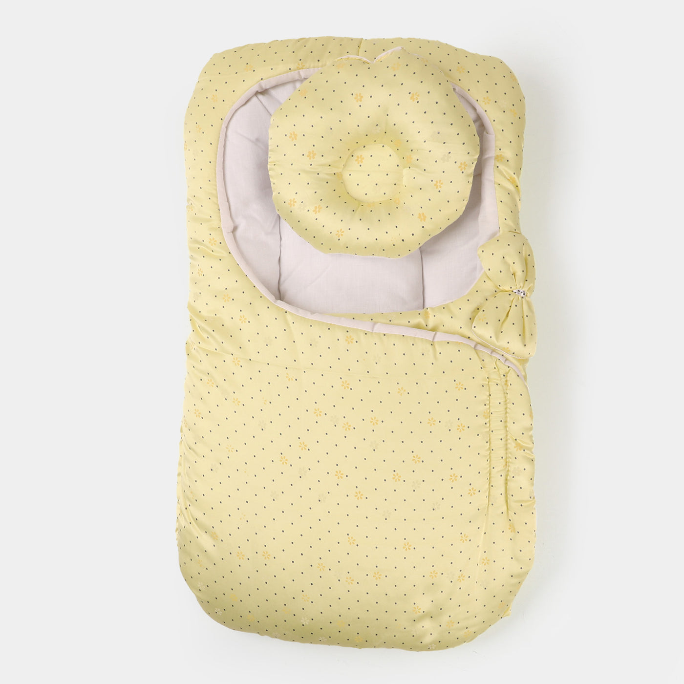 Carry Nest Side Button+Bow | Yellow