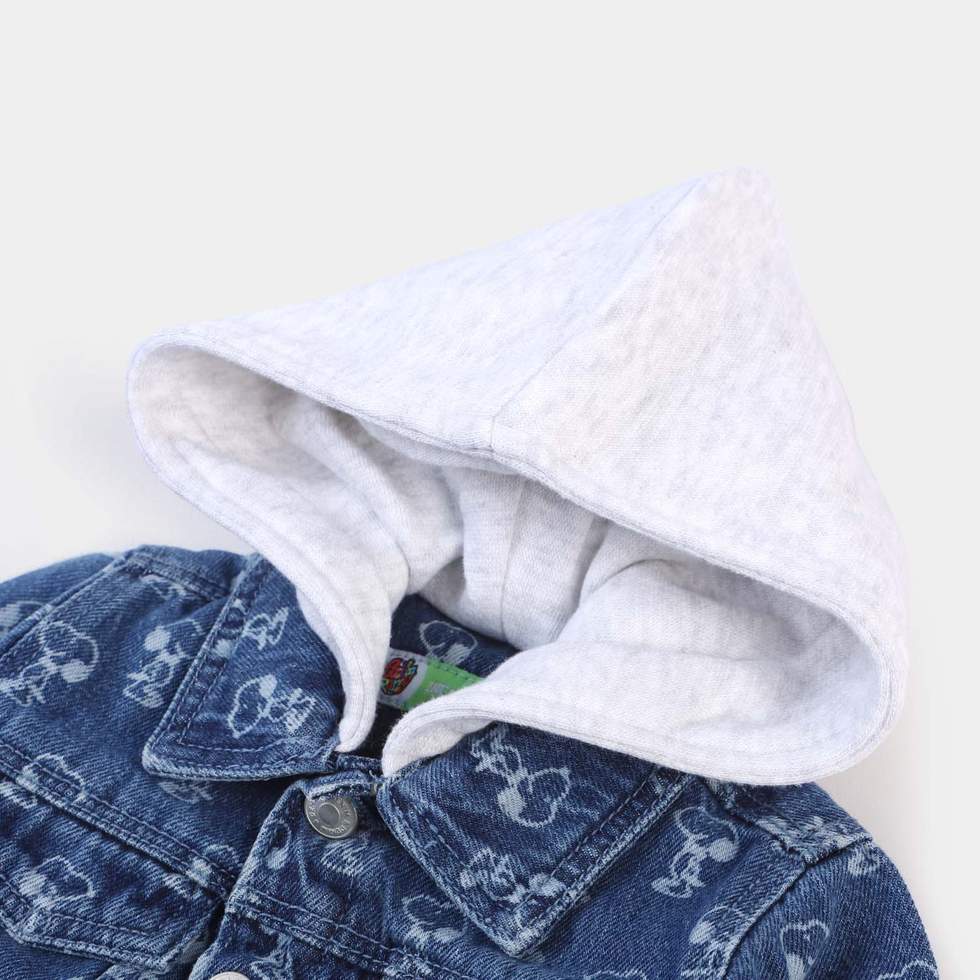 Boys Denim Jacket Character -Mid Blue