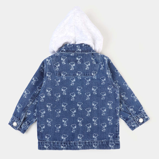 Boys Denim Jacket Character -Mid Blue