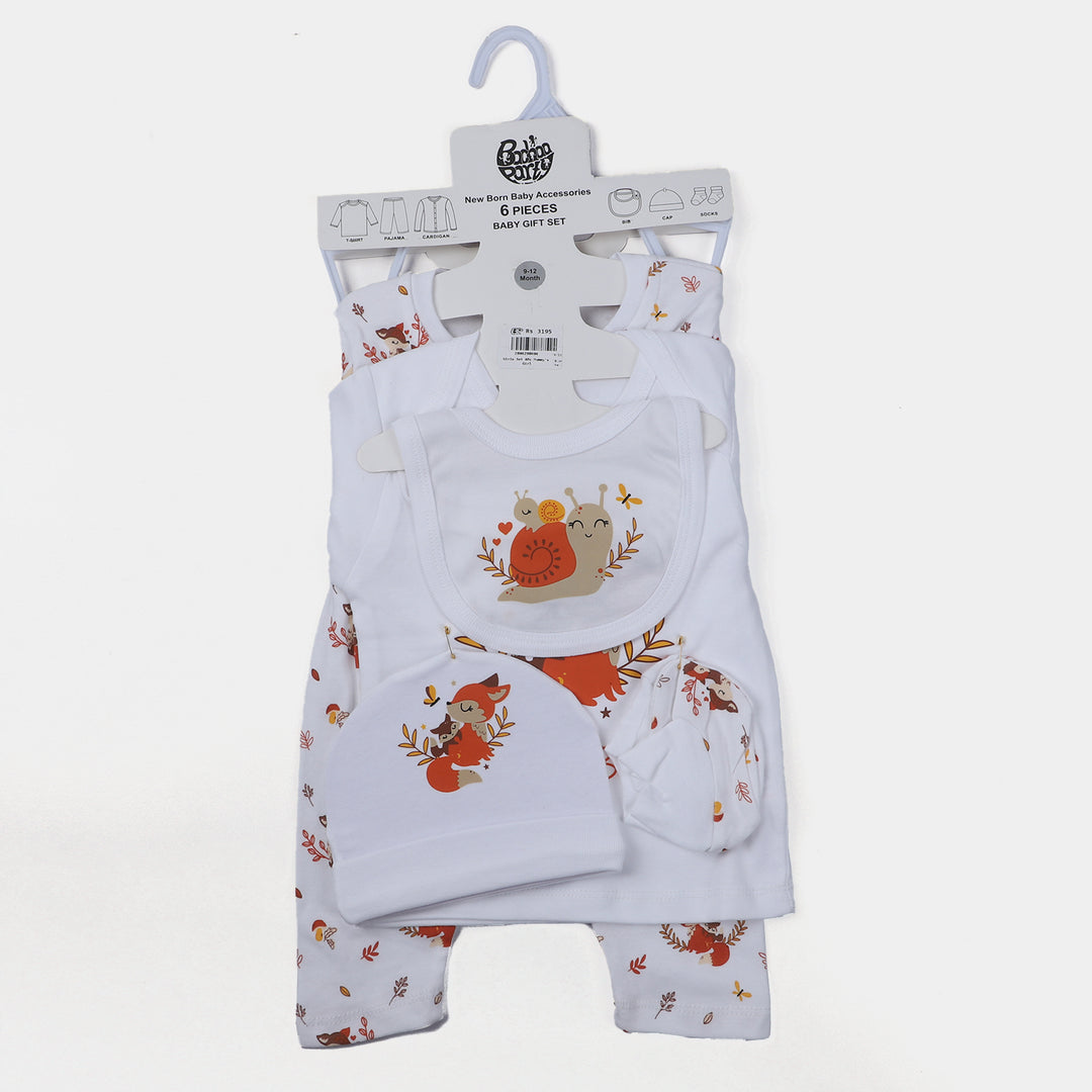 Infant Girls Set 6Pc Mummy's Girl-B. White