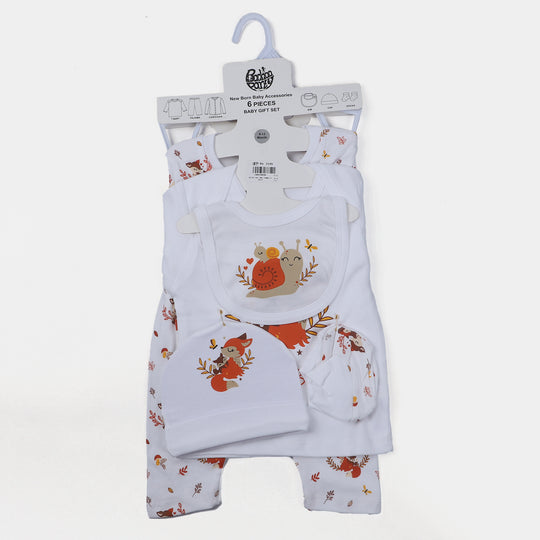 Infant Girls Set 6Pc Mummy's Girl-B. White