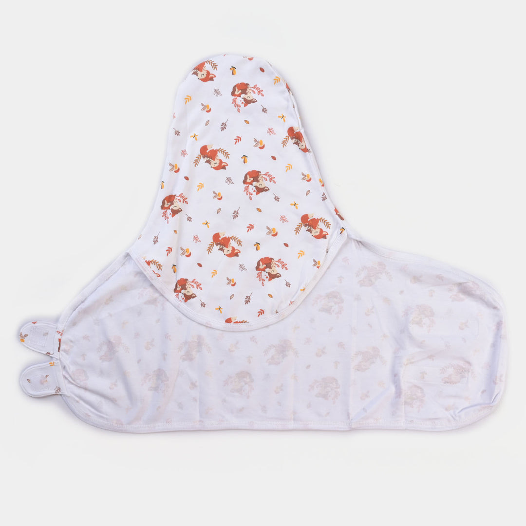 Baby Cotton Swaddle Mummy's Girl | White