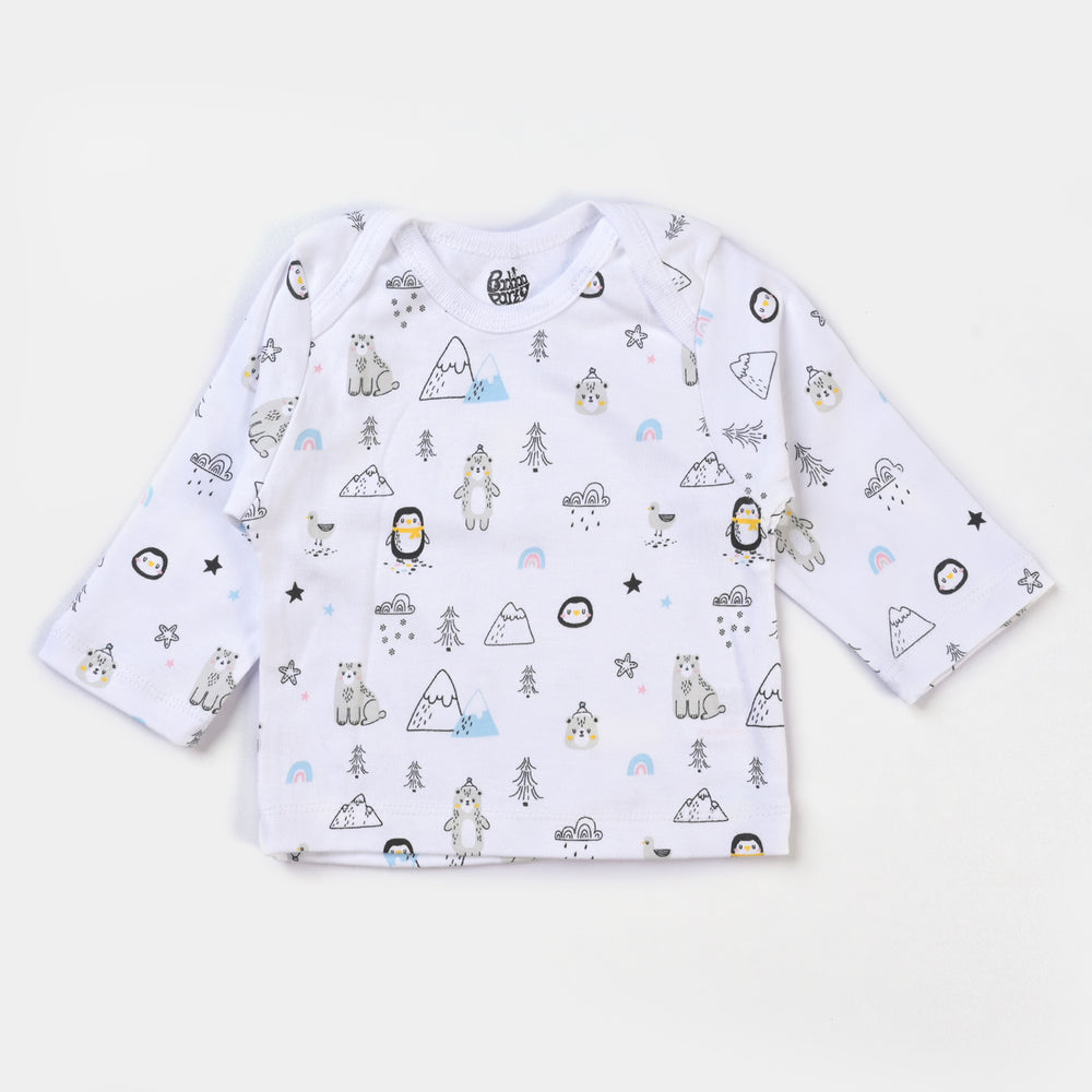 Infant Boys Cotton T-Shirt 3PCs Set Bear