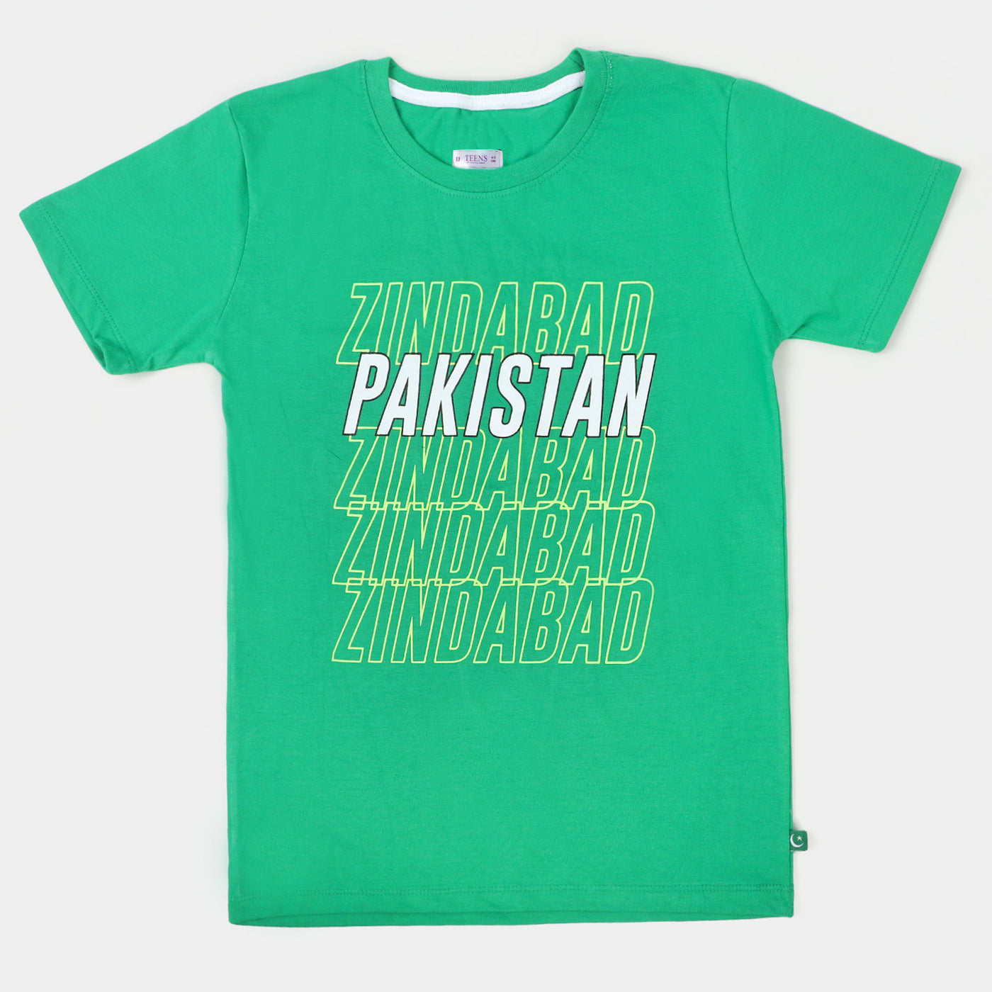 Teens Boys T-Shirt H/S Zindabad Pakistan