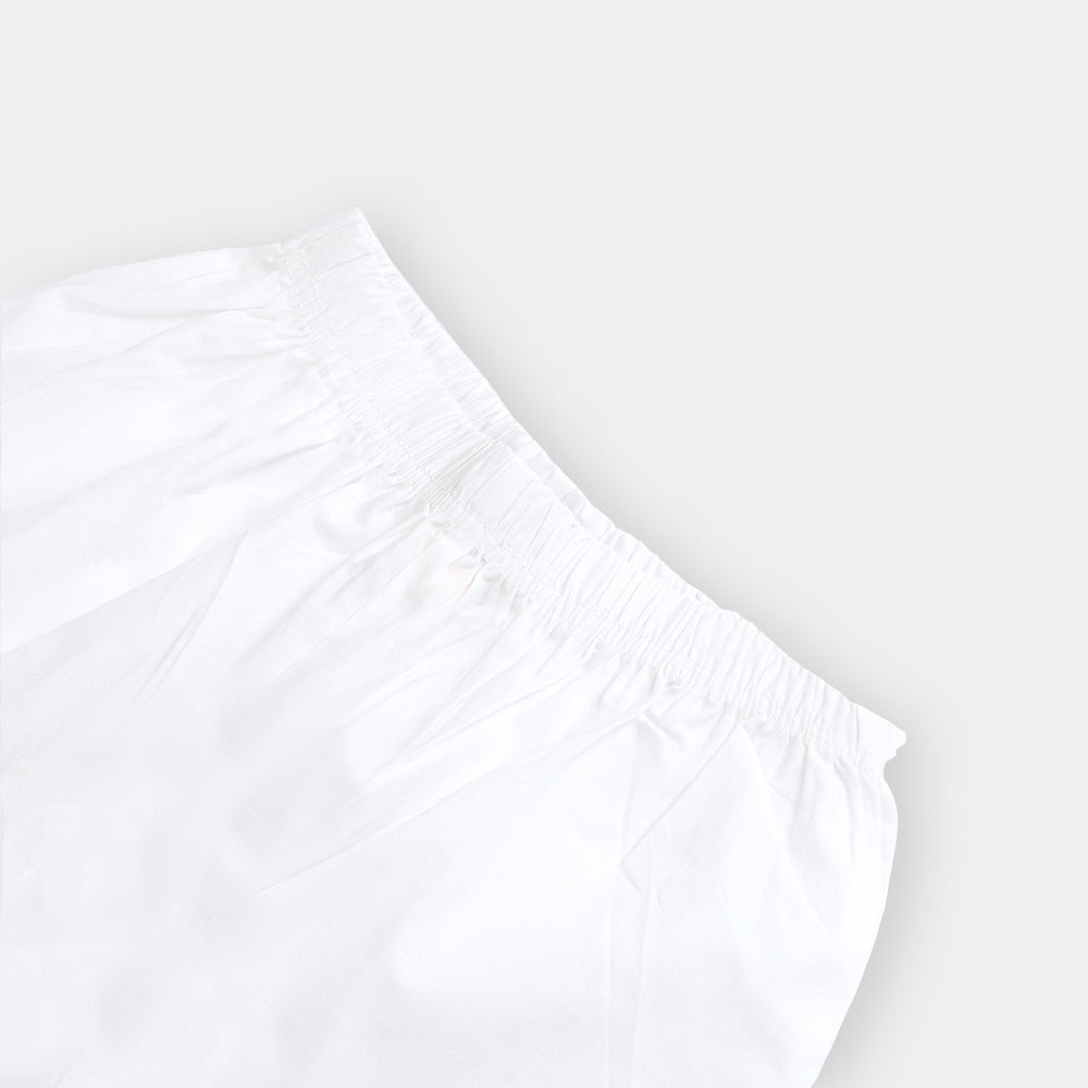 Teens Girls Cotton Gharara - White