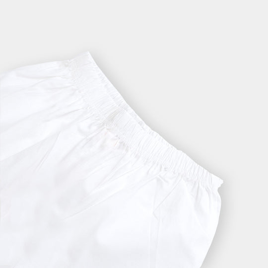 Teens Girls Cotton Gharara - White