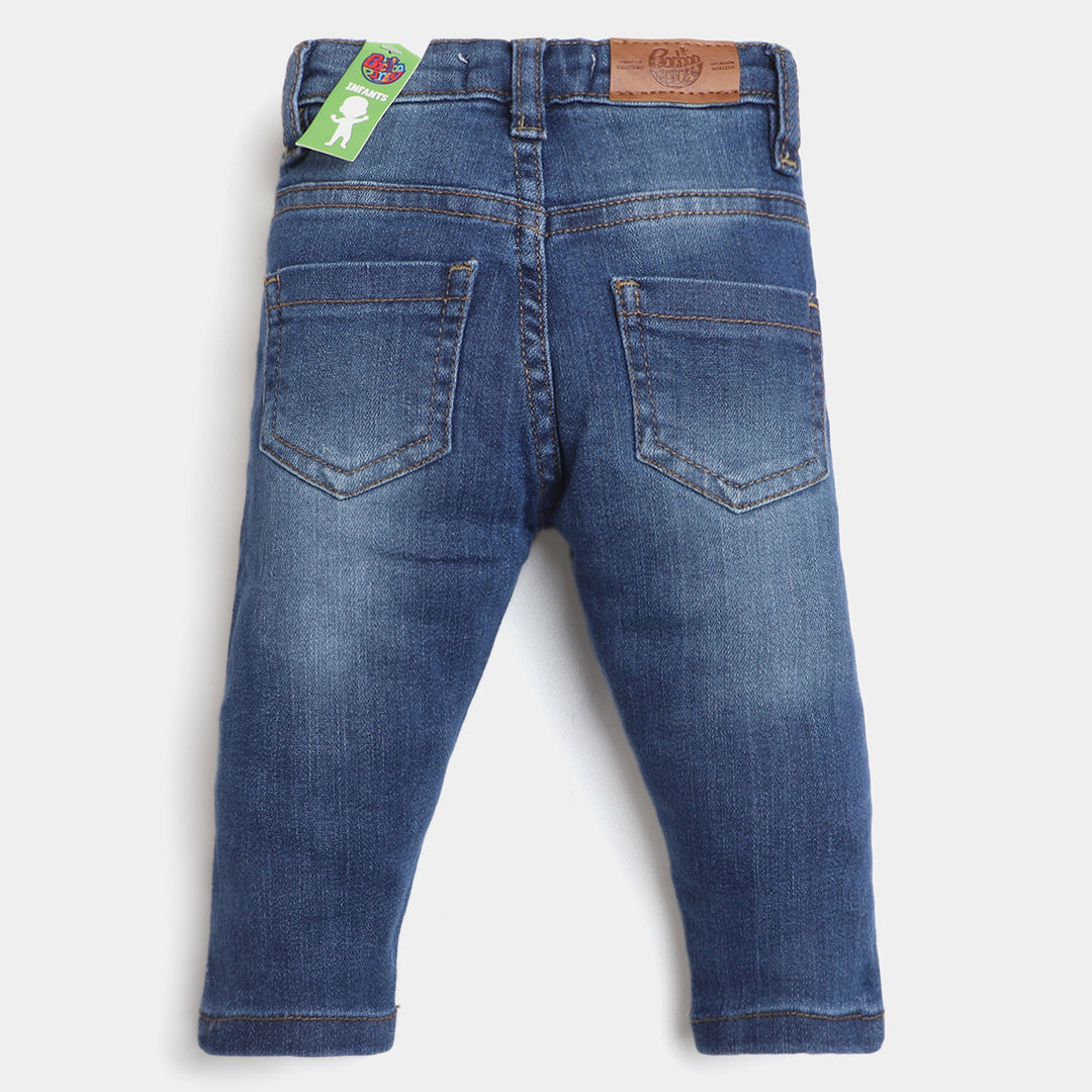 Infant Boys Denim Pant Character - Mid Blue