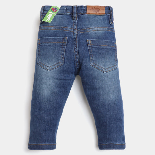 Infant Boys Denim Pant Character - Mid Blue