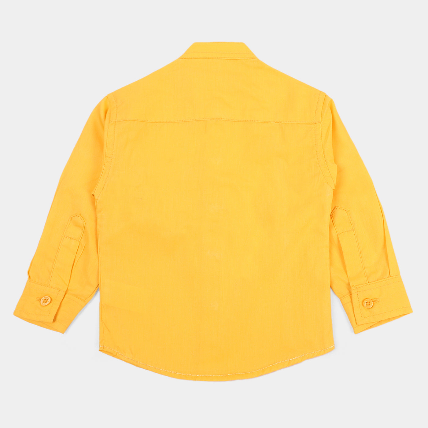 Infant Boys Yarn Dyed Shirt Holiday In Camp - Yellow