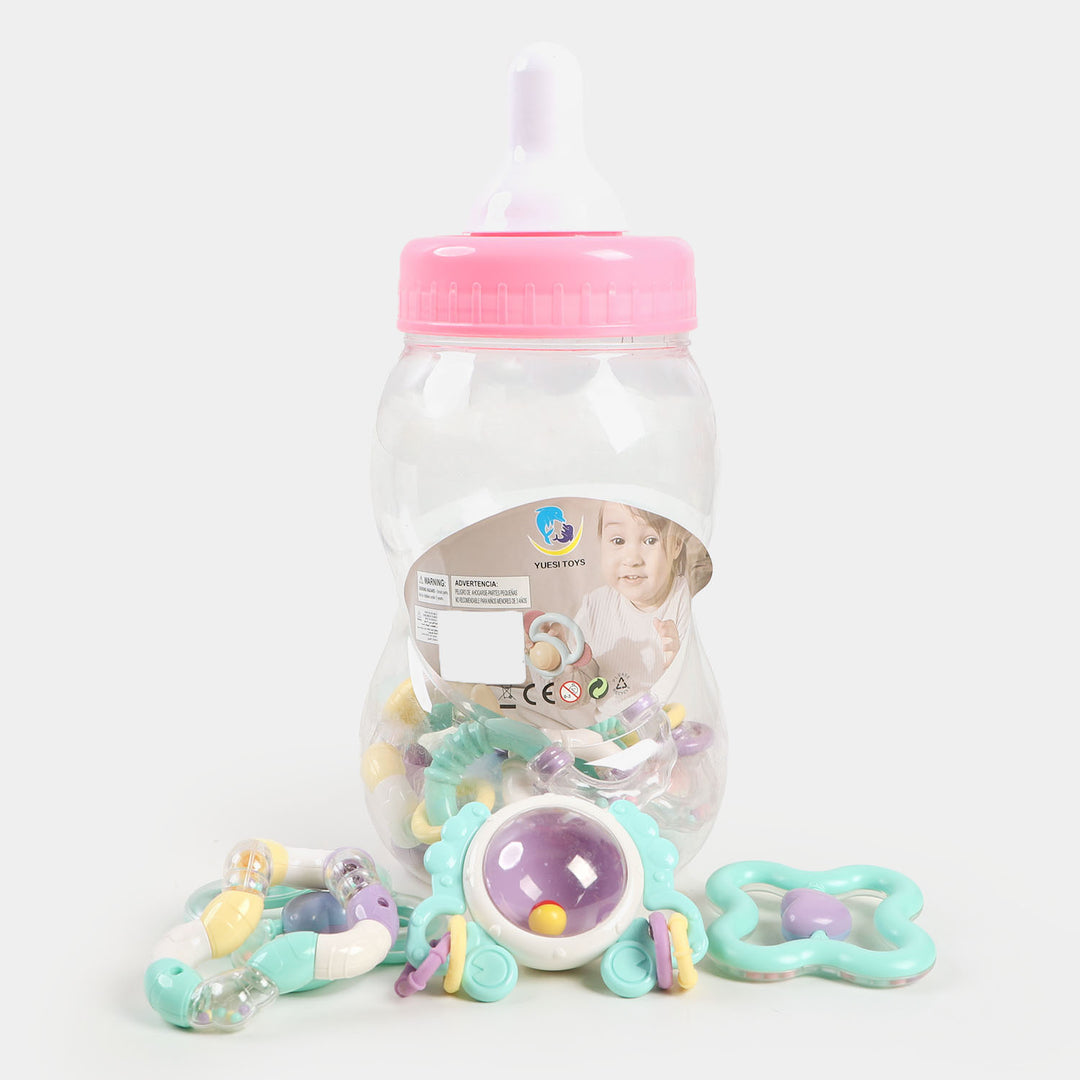 Feeder Jar Rattle Play Set | Pink