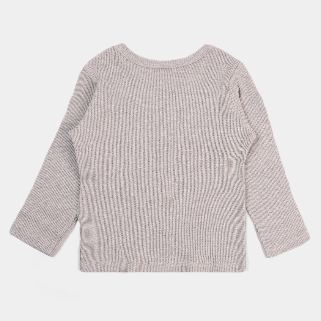 Kids Unisex Thermal Inner Suit-H-Grey