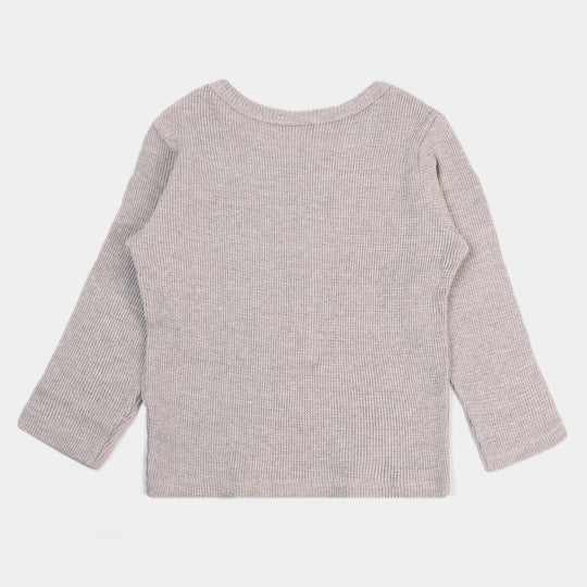 Kids Unisex Thermal Inner Suit-H-Grey