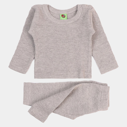 Infant Unisex Thermal Inner Wear-H.Grey