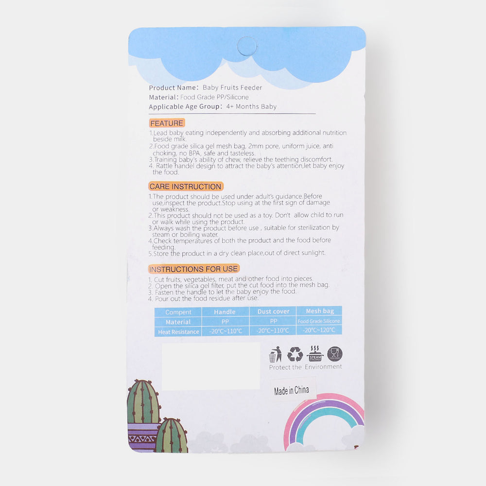 Baby Nipple Fresh Food Nibbler Baby Pacifiers