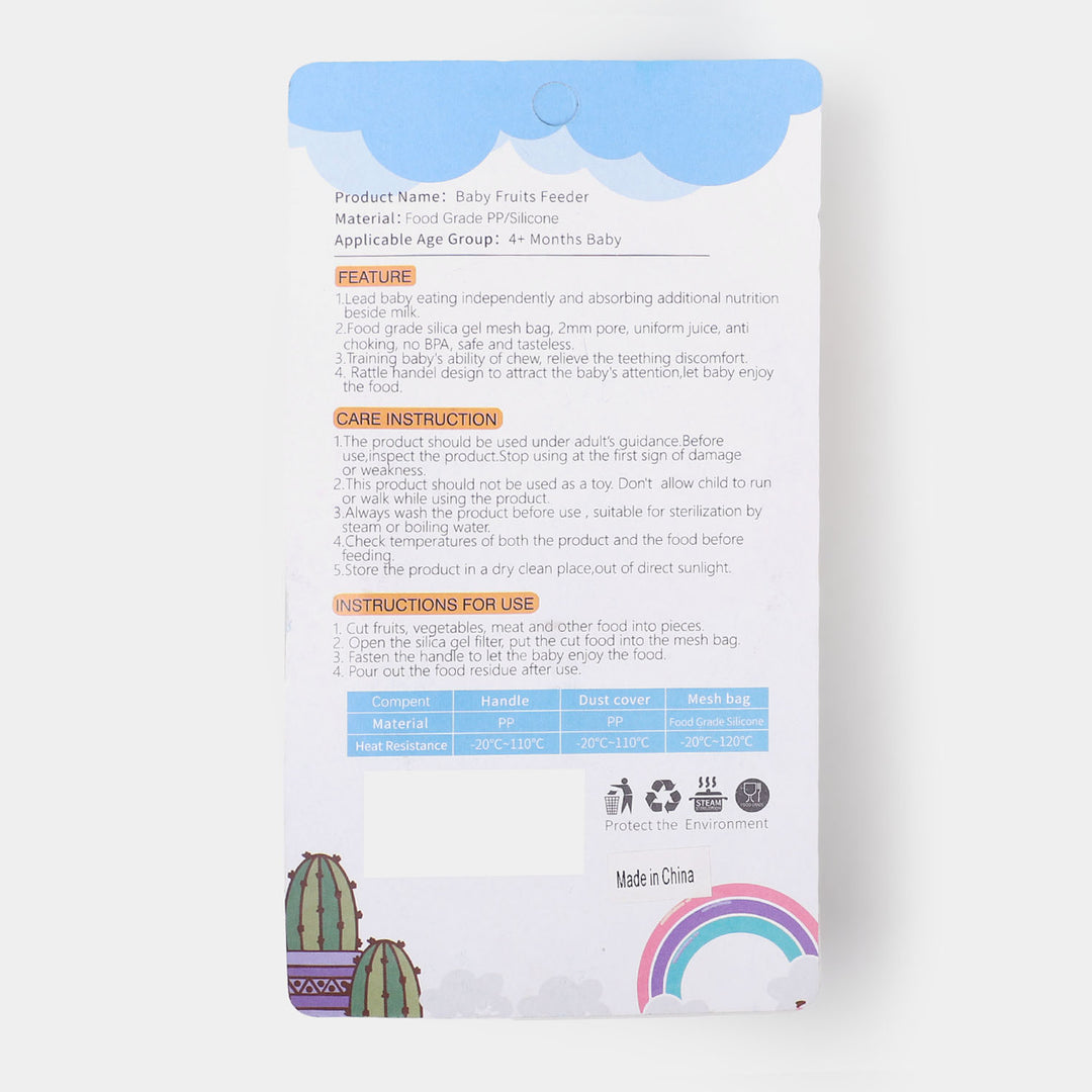 Baby Nipple Fresh Food Nibbler Baby Pacifiers