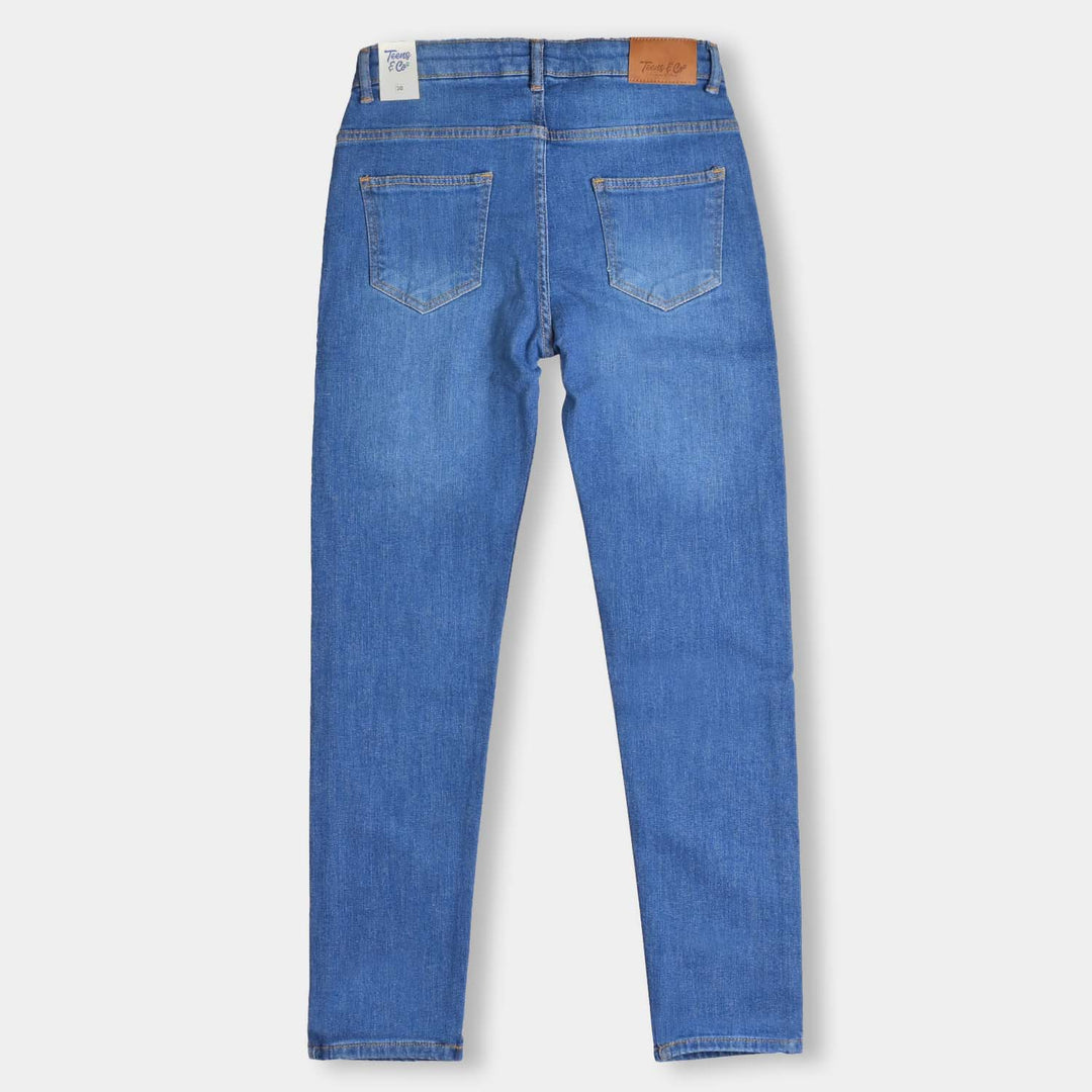 Teens Denim Pant -Mid Blue