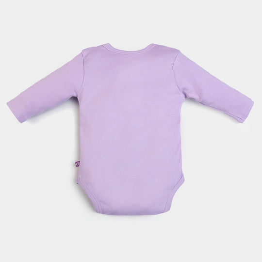 Infant Girls Cotton Romper Happy Rabbit - Purple