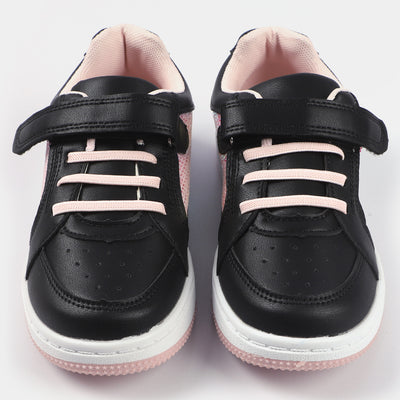 Girls Sneakers B528-1-BLACK