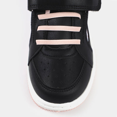 Girls Sneakers B528-1-BLACK
