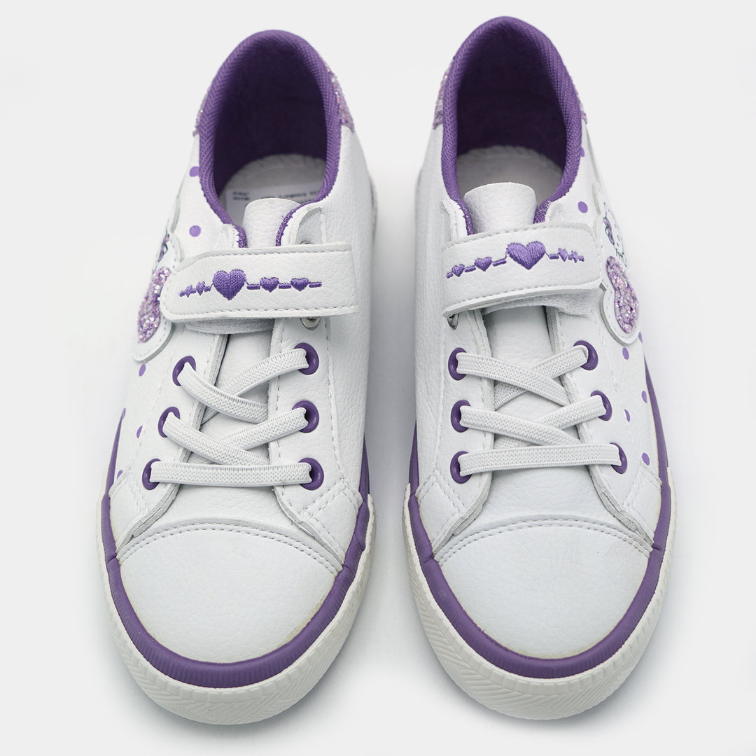 Girls Sneakers 5667-White/Purple