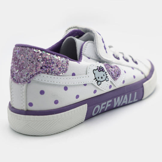 Girls Sneakers 5667-White/Purple