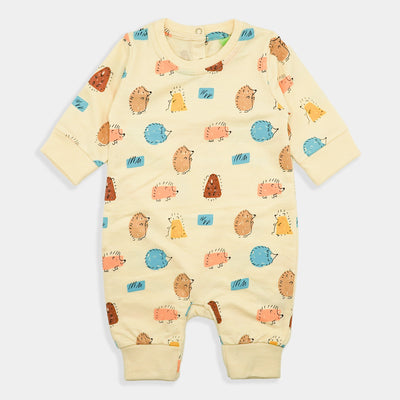 Infant Boys Knitted Romper Animals-Papyrus