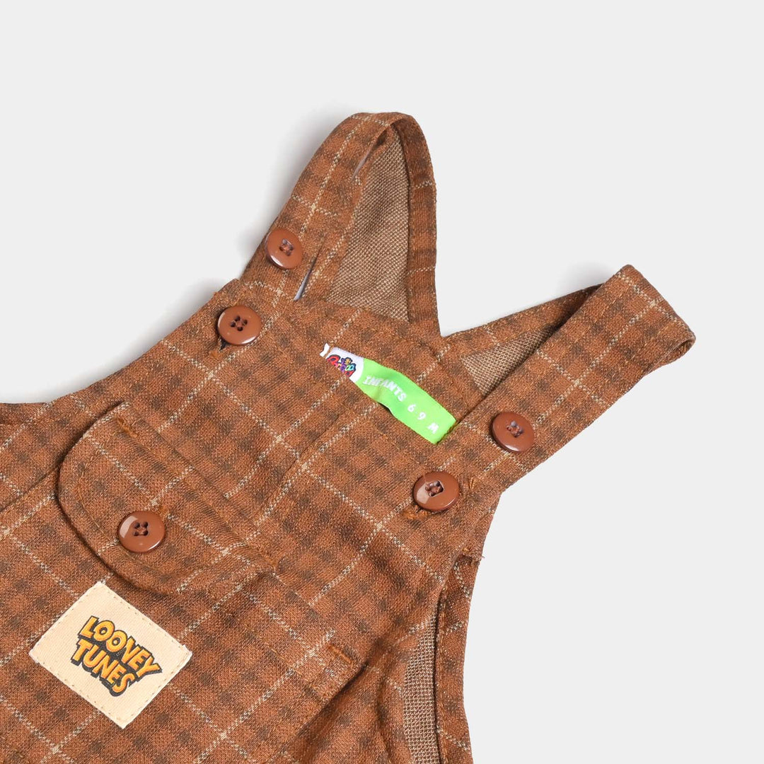 Infant Boys Over All Character -BROWN