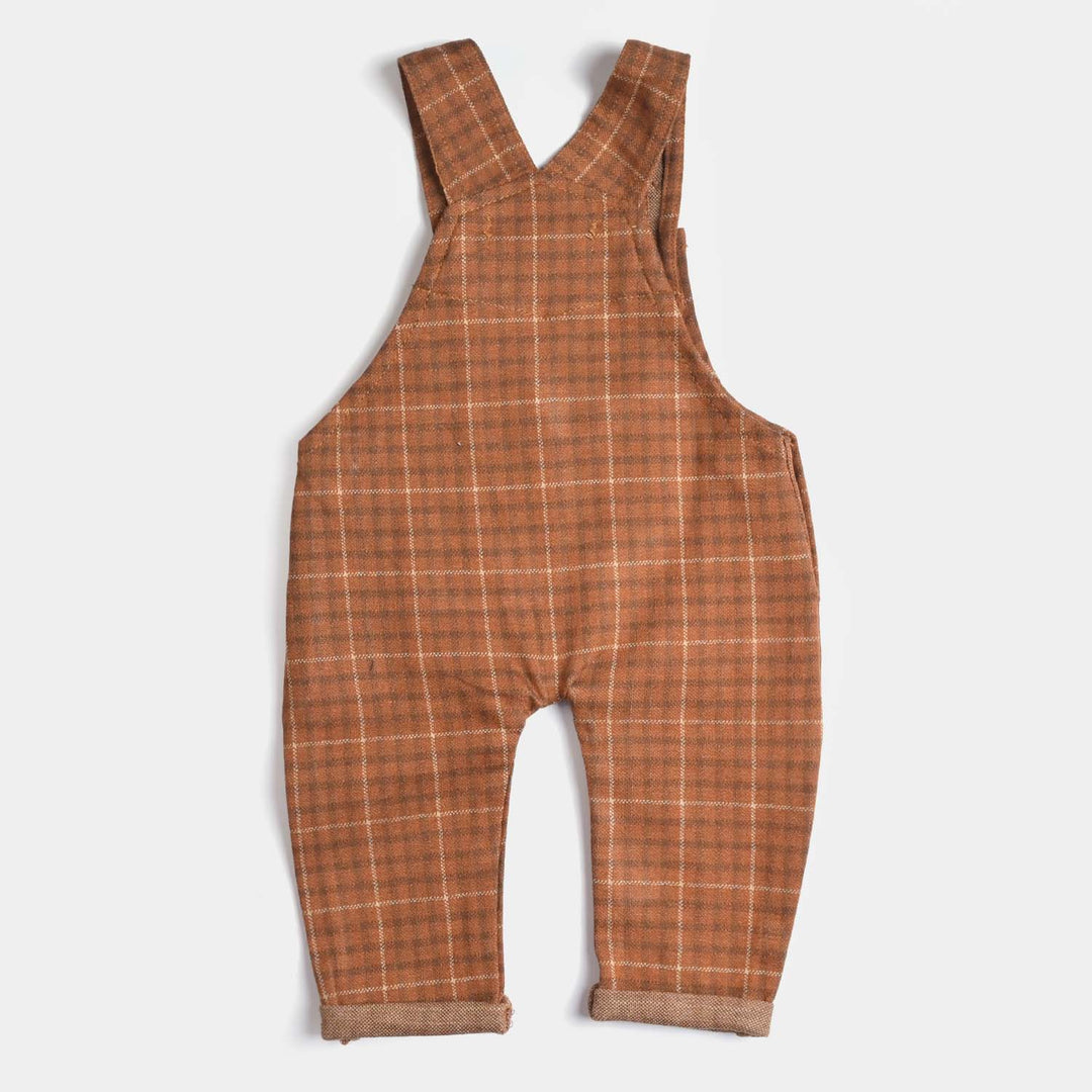 Infant Boys Over All Character -BROWN