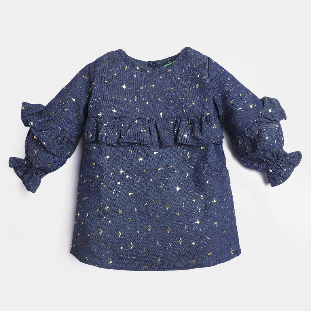 Infant Girls Casual Top CT 2013-D.Blue