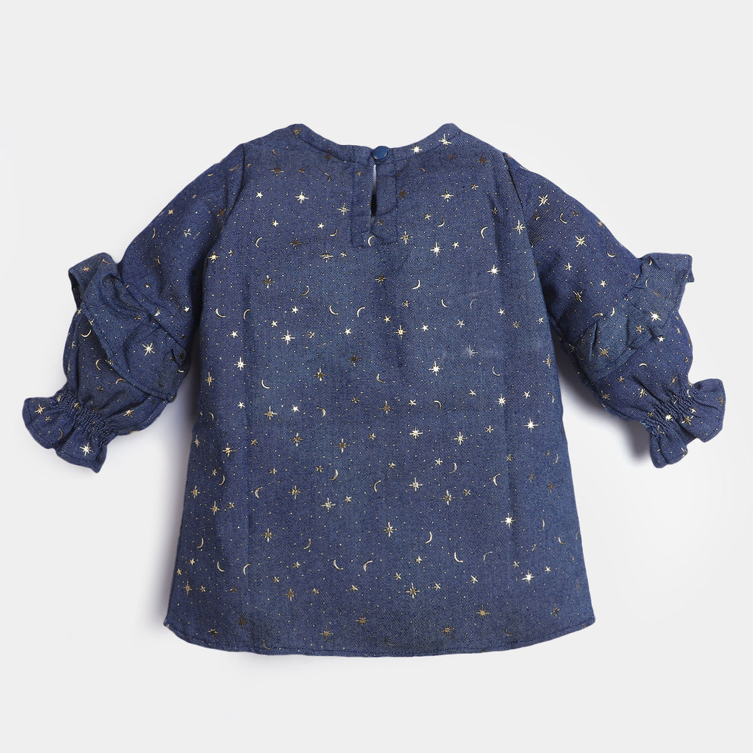 Infant Girls Casual Top CT 2013-D.Blue