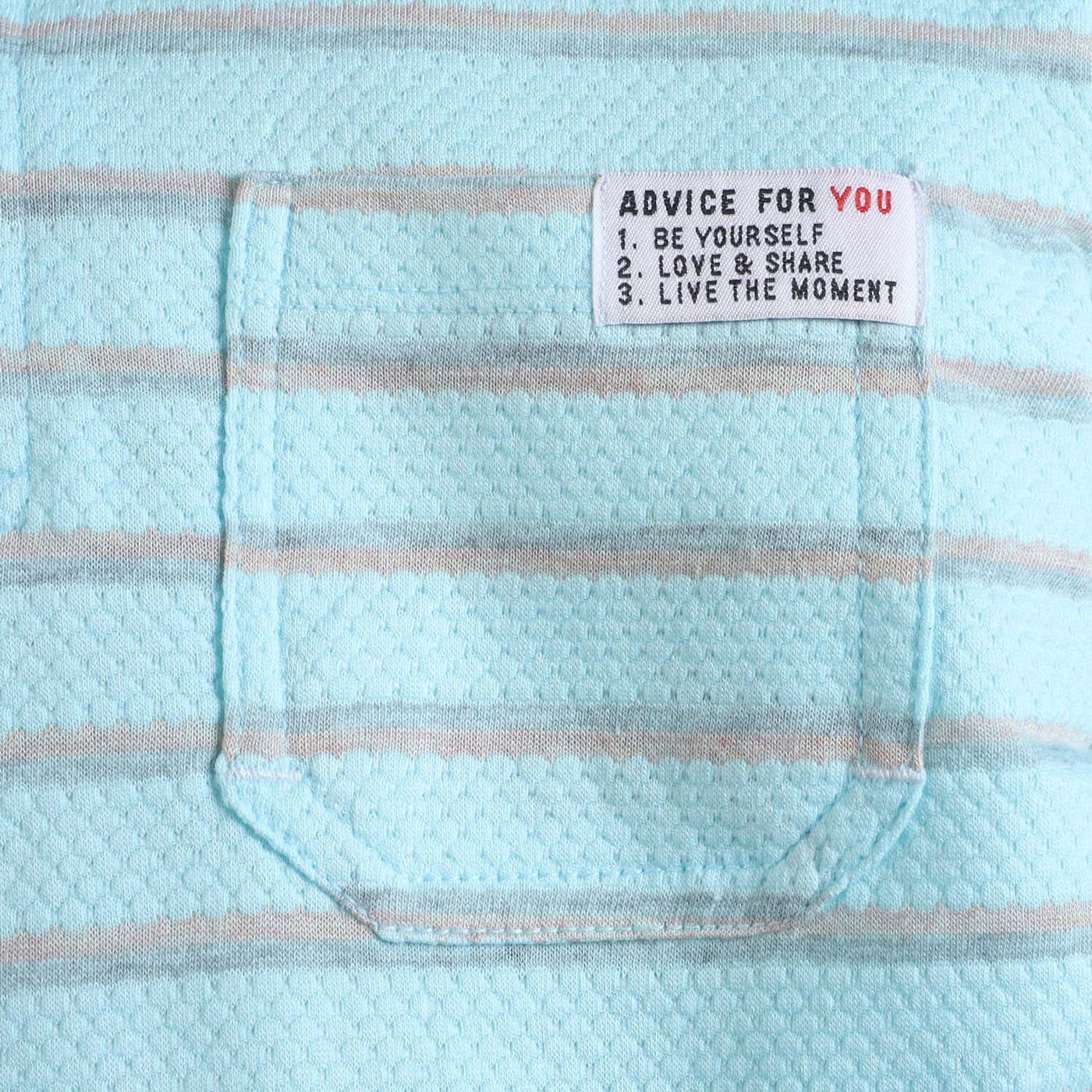 Boys Cotton T-Shirt F/S Advice - Blue