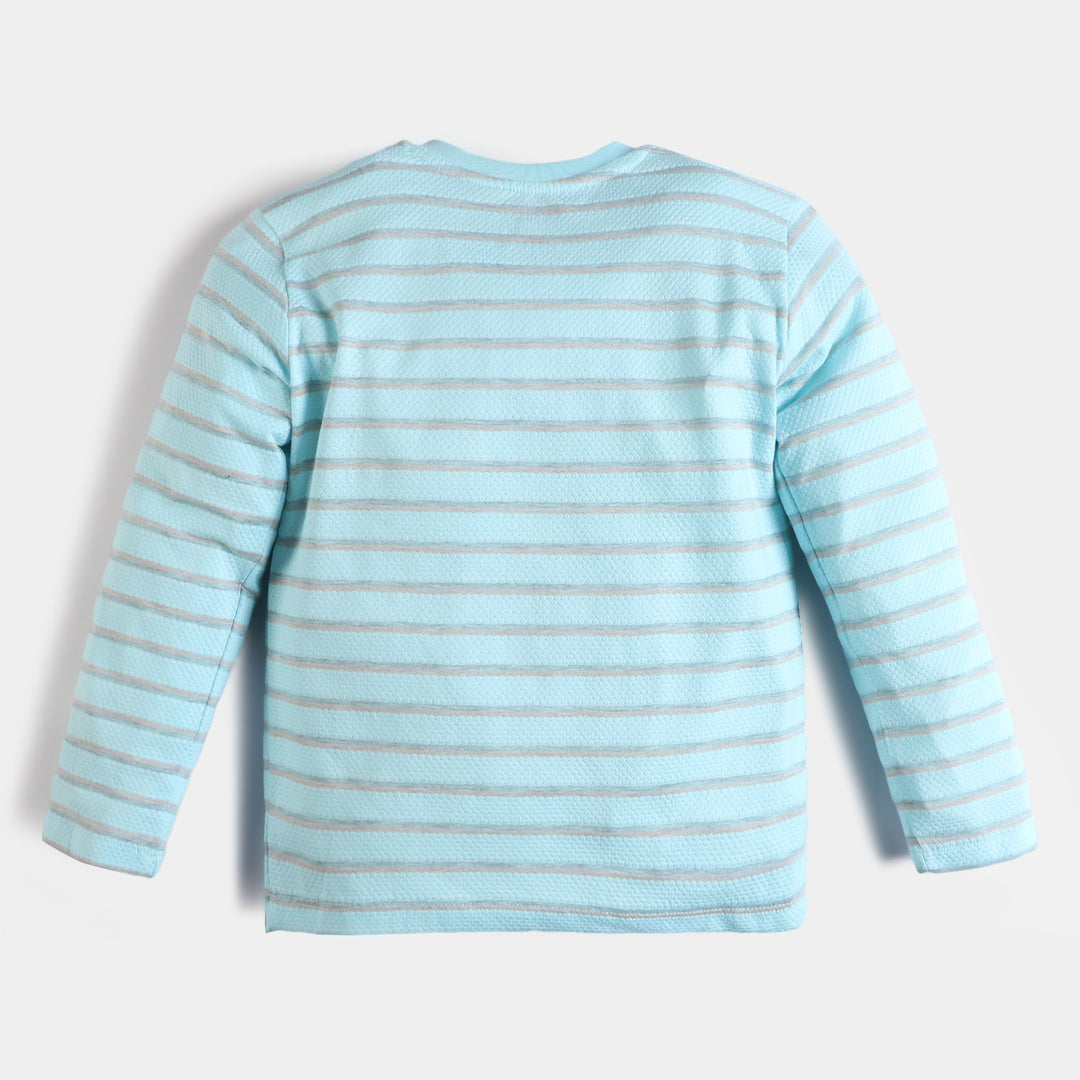 Boys Cotton T-Shirt F/S Advice - Blue