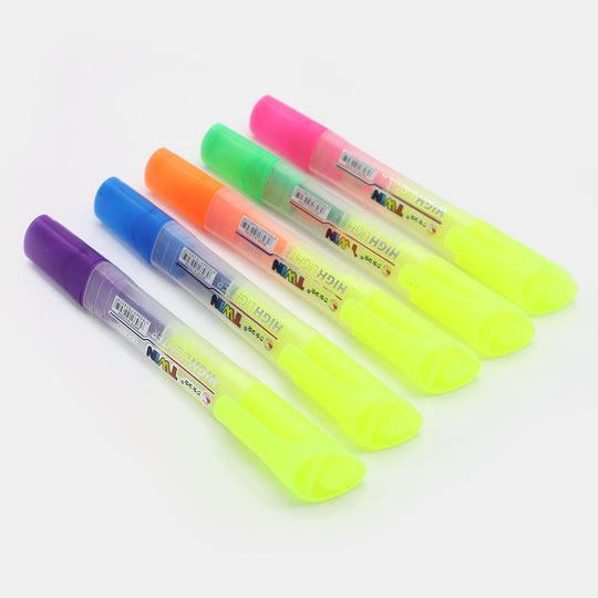 Highlighter Pen with Two Head Two Color | 5PCs