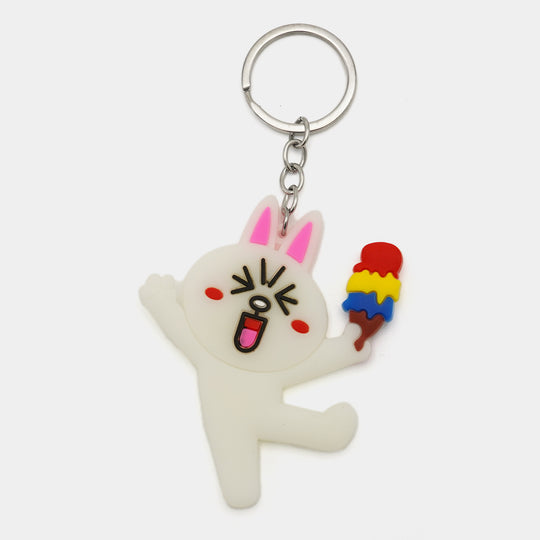 Cute & Charms Cartoon Rubber Keychain