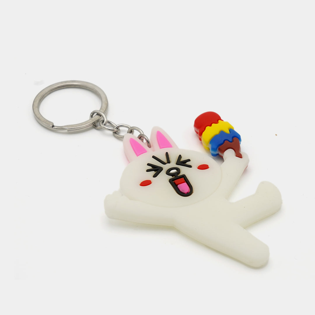 Cute & Charms Cartoon Rubber Keychain