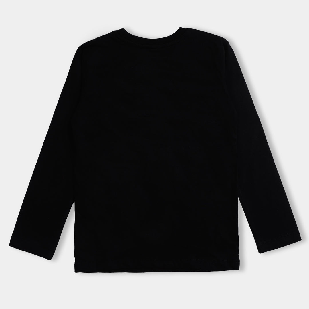 Girls Cotton T-Shirt F/S Skate-BLACK