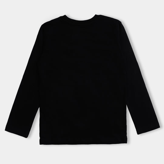 Girls Cotton T-Shirt F/S Skate-BLACK