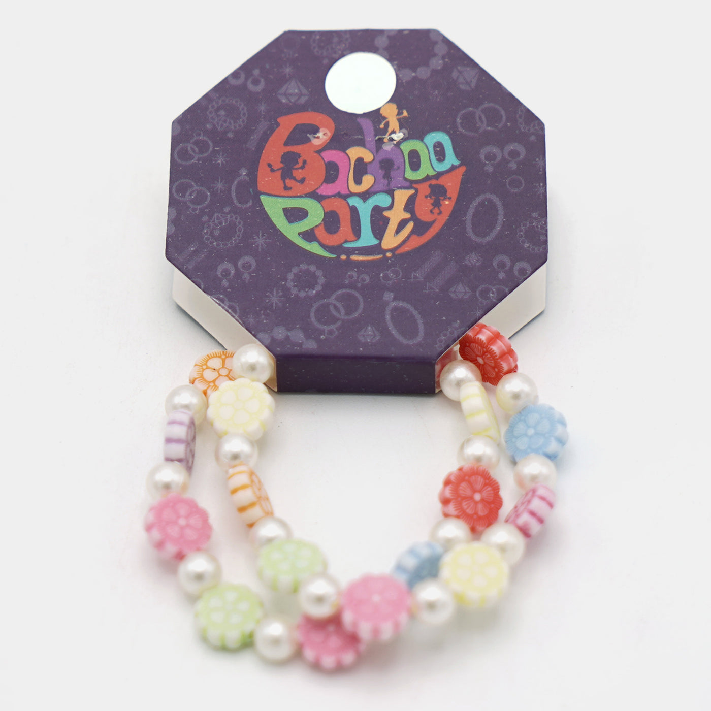 Girls Charm Beaded Bracelet